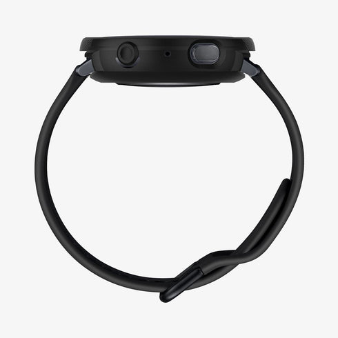 ACS06394 - Galaxy Watch 6 Classic (47mm) Case Liquid Air in matte black showing the front
